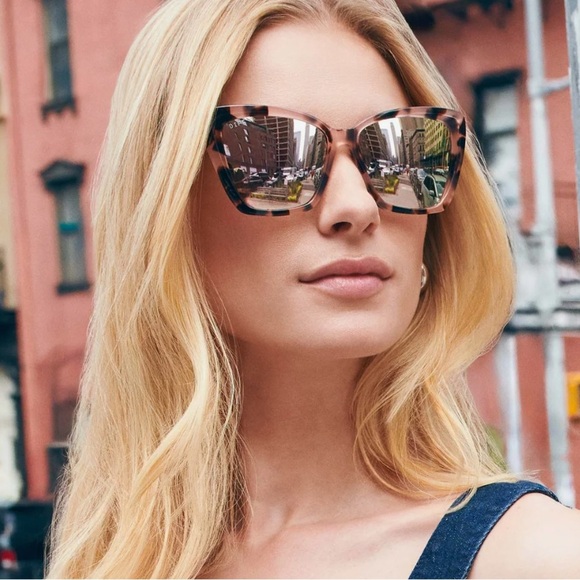 DIFF Becky II Leopard Tortoise Brown Gradient Sunglasses - Picture 3 of 6